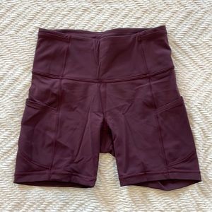 Lululemon Fast & Free Short 6” - Size 4